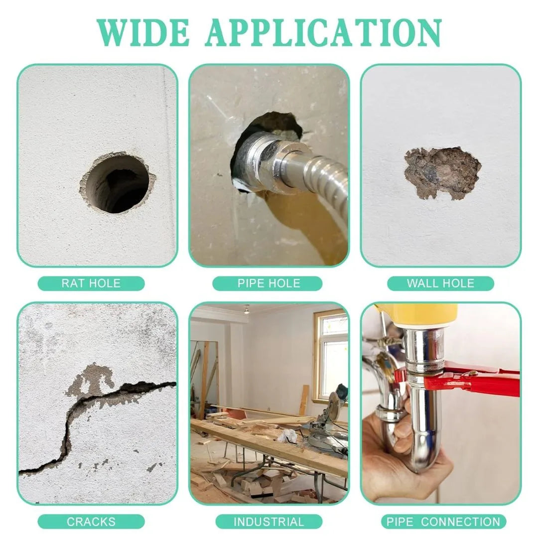 Smoothing wall clay sealant with fingers